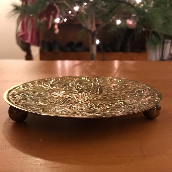 Boho Brass Jewelry/Candle Dish - Picture 2 of 3